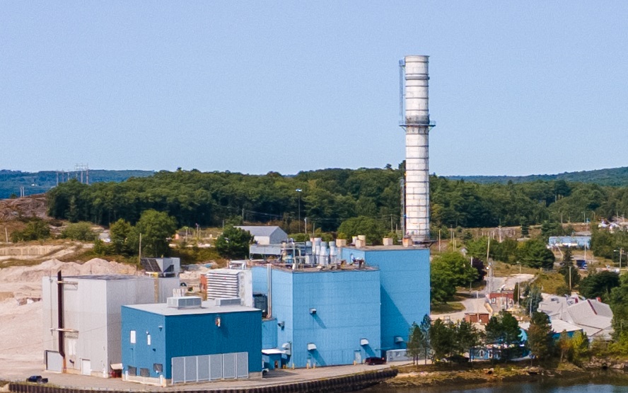 Home aerial photo of industrial mill