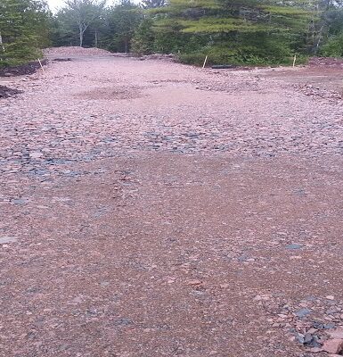photo of a stone road at schoodic point