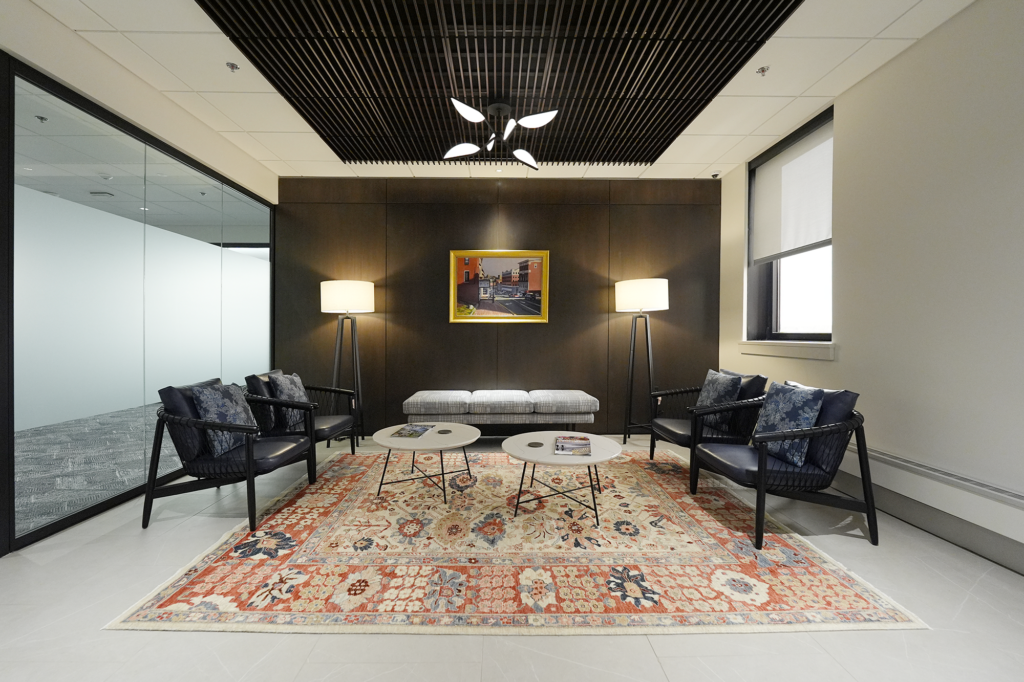 Image of a law office interior renovation in Bangor, Maine.