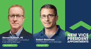 Haley Ward promotes Steven Sullivan and Robert Bickmore to Vice President, strengthening engineering and IT leadership across 19 offices in five states.